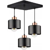 LEDLUX De LX-1119-3 Zwart/Coper/Coper Plafon