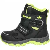 Lico Snowboots 'Branko V' limoen / zwart