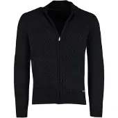 Baileys Navy vest gebreid