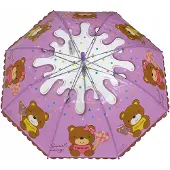 Parasol Automatische Kinderparaplu met Sprookjesmotieven - Paars