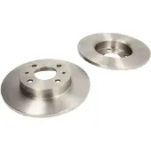 Delphi Remschijven BG2458, voor, achter, compleet, 2 Stuk
