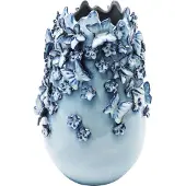 Kare design Vaas Butterflies Lichtblauw 35cm