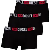 Diesel Boxershorts 'Damien' neonrood / zwart gemêleerd / wit