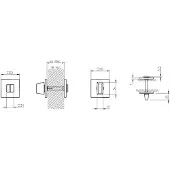 Tupai WC Rozet 4040 5SQ-142 Nikkel Parel