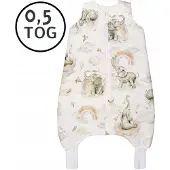 ANKRAS Zomerslaapzak met Pootjes 110-122cm, 100% Katoen, 0,5 TOG