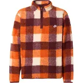 Nike Trui 'Club' crème / bruin / oranje / wijnrood