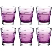 Leonardo Waterglas Varia Struttura Violet 250 ml (Set van 6)