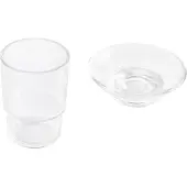 Beliani ZARUMA - 6-delige badkamer hardware set - Zilver - Aluminium