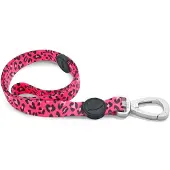 Morsø hondenriem gerecycled bubble leo roze 120x1,5 cm 6-20 kg