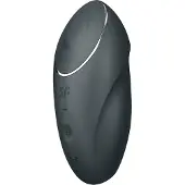 Satisfyer - 2-in-1 clitoris vibrator - Tap & Climax 1 - zwart