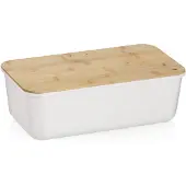 kela Broodtrommel Apart Met Deksel als Snijplank Wit