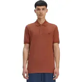 Fred perry polo effen bruin