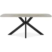 Molecule Ovale eettafel Apollo 180 cm sintered stone shakespear beige