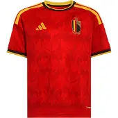 Adidas Functioneel shirt 'Belgium 26 Home Kids' geel / rood / zwart