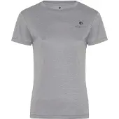 MOROTAI Functioneel shirt 'Naka' grijs gemêleerd / zwart