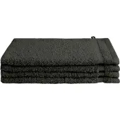 Byrklund Washandjes 16x21 cm Antraciet - 4 stuks