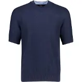 BOSS donkerblauwe Boss Orange Kencel knitted T-shirt