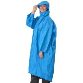 Lowland Outdoor Wandelponcho - 100% waterdicht (10.000mm) - ademend (8.000g/M²) PFAS vrij! Medium