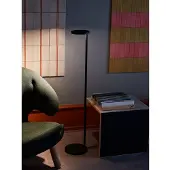 Flos Vloerlampe , dimbare, Grijs, Woonkamer, Aluminium