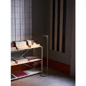 Flos Vloerlampe , dimbare, Roestbruin, Woonkamer, Aluminium