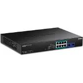 Trendnet Gigabit Web Smart PoE++ Switch - - TPE-1020SB - 10 poorten - 95 W PoE++ - Zwart
