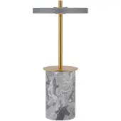 UMAGE Design tafellamp Asteria MOVE MINI, dimbaar, messing / goud, Woon-/ Eetkamer, Steen, Design, tafellamp
