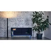 Artemide Vloerlampe , dimbare, Zwart, Woonkamer, Aluminium