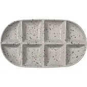Sagaform Ditte serveerschotel groot 20x36 cm Grijs-zwart