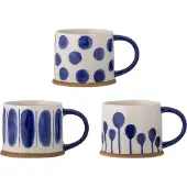 Creative Collection Linora mok 45 cl 3-pack Blauw