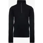 Mountain Peak kinder skipully met rits zwart maat 158/164