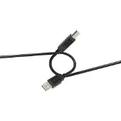 ISY Iuc-1004 - Usb-a 2.0 Naar Usb-b Kabel 3m Zwart