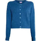 Mymo Gebreid vest 'Biany' marine