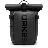 OAK25 Rugzak 'LumoSense Rolltop Lite' zwart
