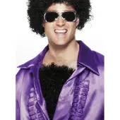 Smiffys Smiffy's Borsthaar - zwart - harige borst - verkleden - carnaval - volwassenen