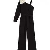 We fashion Overall beige / zwart