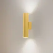 Argon Wandlamp Cerro, dimbaar, geel / oranje, Woon-/ Eetkamer, metaal, Modern, wandlamp