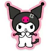 Herding : Animation: Hello Kitty - Kuromi Pillow (Pink) 100% Polyester