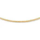 Glow 101.8004.42 Dames Ketting Gourmet 1,9 mm 42 cm Goudkleurig