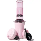 Aeropress Go Plus Roze Koffiezetter met Thermobeker & Filters