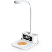OEM 6 in 1 Multifunctioneel tafellamp oplaadbaar Zwart / Wit