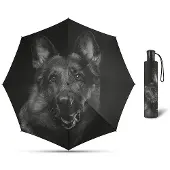 Happy Rain Automat Mini Paraplu met Hondendessin - Windproof