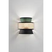 LUCE Design Wandlamp Gazebo, dimbaar, groen, Woon-/ Eetkamer, Textiel / Stof / Zijde, Wandlamp