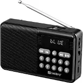 Sandberg Draadloze radio met FM-ontvanger en Bluetooth, oplaadbaar