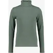 Mountain Peak kinder skipully met rollneck groen maat 158/164