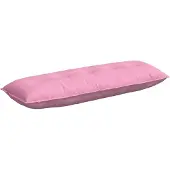 vidaXL Rugkussen Roze 140 x 50 x 19 cm Stof