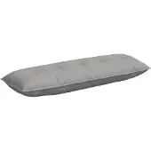 vidaXL Rugkussen Wolkgrijs 200 x 19 x 50 cm Stof