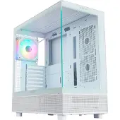 Abysm Gaming Danube SAVA H400, Desktop, PC, Wit, ATX, ITX, Micro ATX, SPCC, Gaming