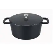 Baumalu Cocotte - - Mini rond 14 - Gietijzer - Deksel