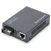 Digitus DN-82123 netwerk media converter 1000 Mbit/s 1550 nm Single-mode Zwart