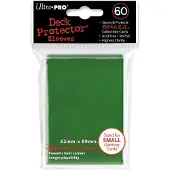 Ultra pro Sleeves - Small Groen (62x89 mm)